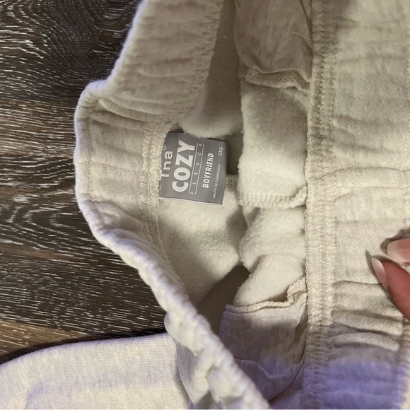 Aritzia tna cozy fleece boyfriend basic sweatpant joggers - Picture 4 of 5